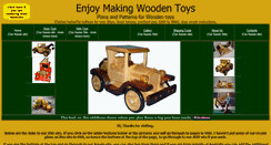 Desktop Screenshot of enjoymakingwoodentoys.com